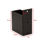 NNEDSZ Roof Pergola Gazebo Shed Matte Black Steel Brackets DIY Kits