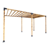 NNEDSZ Roof Pergola Gazebo Shed Matte Black Steel Brackets DIY Kits