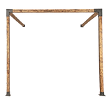 NNEDSZ Roof Pergola Gazebo Shed Matte Black Steel Brackets DIY Kits