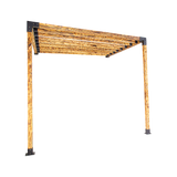 NNEDSZ Roof Pergola Gazebo Shed Matte Black Steel Brackets DIY Kits