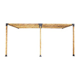 NNEDSZ Roof Pergola Gazebo Shed Matte Black Steel Brackets DIY Kits