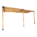 NNEDSZ Roof Pergola Gazebo Shed Matte Black Steel Brackets DIY Kits