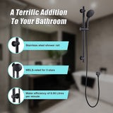 NNEDSZ Hand Held Shower Rail Soap Dish Bathroom Set
