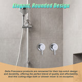 NNEDSZ Bathroom Shower Bath Hot and Cold Mixer WATERMARK Certified in Chrome