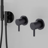 NNEDSZ Bathroom Shower Bath Hot and Cold Mixer WATERMARK Certified in Black