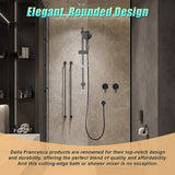 NNEDSZ Bathroom Shower Bath Hot and Cold Mixer WATERMARK Certified in Black