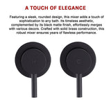 NNEDSZ Bathroom Shower Bath Hot and Cold Mixer WATERMARK Certified in Black