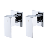 NNEDSZ Bathroom Shower Bath Hot and Cold Square Mixer WATERMARK Certified in Chrome