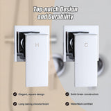 NNEDSZ Bathroom Shower Bath Hot and Cold Square Mixer WATERMARK Certified in Chrome