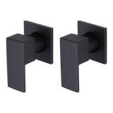 NNEDSZ Bathroom Shower Bath Hot and Cold Square Mixer WATERMARK Certified in Black