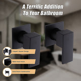 NNEDSZ Bathroom Shower Bath Hot and Cold Square Mixer WATERMARK Certified in Black