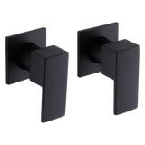 NNEDSZ Bathroom Shower Bath Hot and Cold Square Mixer WATERMARK Certified in Black
