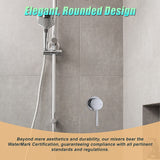 NNEDSZ Single Round Shower Bath Mixer Tap Bathroom WATERMARK Approved