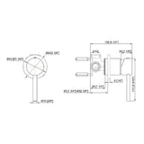 NNEDSZ Single Round Shower Bath Mixer Tap Bathroom WATERMARK Approved