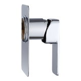 NNEDSZ Single Square Shower Bath Mixer Tap Bathroom WATERMARK Approved in Chrome