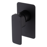 NNEDSZ Single Square Shower Bath Mixer Tap Bathroom WATERMARK Approved in Black