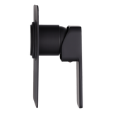 NNEDSZ Single Square Shower Bath Mixer Tap Bathroom WATERMARK Approved in Black