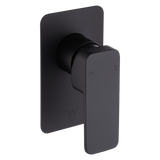 NNEDSZ Single Square Shower Bath Mixer Tap Bathroom WATERMARK Approved in Black