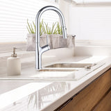 NNEDSZ Kitchen Laundry Bathroom Basin Sink Pull Out Mixer Tap Faucet in Chrome