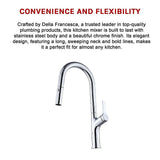 NNEDSZ Kitchen Laundry Bathroom Basin Sink Pull Out Mixer Tap Faucet in Chrome