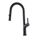 NNEDSZ Kitchen Laundry Bathroom Basin Sink Pull Out Mixer Tap Faucet in Black