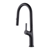 NNEDSZ Kitchen Laundry Bathroom Basin Sink Pull Out Mixer Tap Faucet in Black