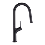 NNEDSZ Kitchen Laundry Bathroom Basin Sink Pull Out Mixer Tap Faucet in Black