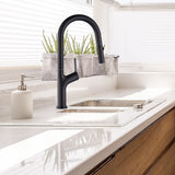 NNEDSZ Kitchen Laundry Bathroom Basin Sink Pull Out Mixer Tap Faucet in Black