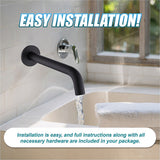 NNEDSZ 220mm Bath Spout in Matte Black Finish