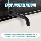 NNEDSZ 220mm Bath Spout in Matte Black Finish