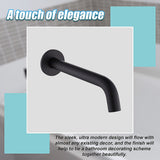 NNEDSZ 220mm Bath Spout in Matte Black Finish