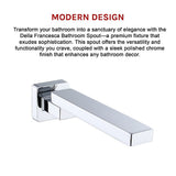 NNEDSZ Bath In Wall Swivel Spout in Polished Chrome Finish