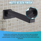 NNEDSZ Bath In Wall Swivel Spout in Matte Black