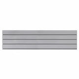 NNEDSZ Slatwall Storage Pack of 6 Grey PVC Panels - Retail Display Garage Storage + Hooks