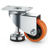 NNEDSZ Leveling Casters Swivel Wheels Set of 4, 360 kg Total Load Capacity