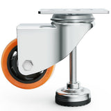 NNEDSZ Leveling Casters Swivel Wheels Set of 4, 360 kg Total Load Capacity