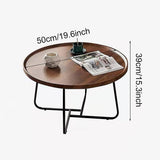 NNEDSZ Side Table for Living Room Round Coffee Table