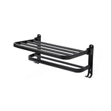 NNEDSZ Towel Rack Folding Holder with Hook Accessories Wall Hanger Aluminium Bar Shelf