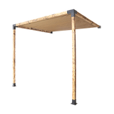 NNEDSZ Roof Pergola Gazebo Shed Matte Black Steel Brackets and Coffee Screen DIY Kits