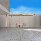 NNEDSZ Roof Pergola Gazebo Shed Matte Black Steel Brackets and Coffee Screens DIY Kits