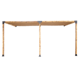 NNEDSZ Roof Pergola Gazebo Shed Matte Black Steel Brackets and Coffee Screens DIY Kits