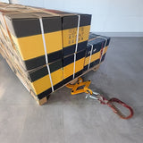NNEDSZ Steel Single Scissor Pallet Puller Clamp 1 Ton Capacity Pallet Grabber