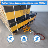 NNEDSZ Steel Single Scissor Pallet Puller Clamp 1 Ton Capacity Pallet Grabber
