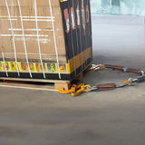 NNEDSZ Steel Single Scissor Pallet Puller Clamp 1 Ton Capacity Pallet Grabber