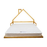 NNEDSZ Pine Wood Floor Bed House Frame for Kids and Toddlers