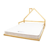 NNEDSZ Pine Wood Floor Bed House Frame for Kids and Toddlers