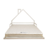 NNEDSZ Pine Wood Floor Bed House Frame for Kids and Toddlers