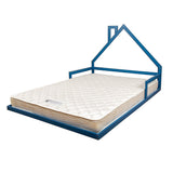 NNEDSZ Pine Wood Floor Bed House Frame for Kids and Toddlers