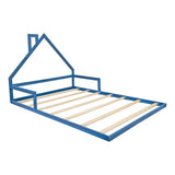 NNEDSZ Pine Wood Floor Bed House Frame for Kids and Toddlers