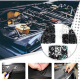 NNEDSZ 1000PCS Car Retainer Clips Auto Fasteners Push Trim Clips Pin Rivet Bumper Kit